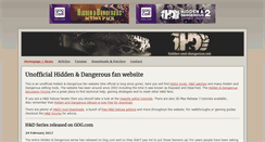 Desktop Screenshot of hidden-and-dangerous.net
